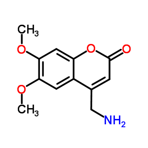 4-(氨基甲基)-6,7-二甲氧基香豆素结构式_849042-47-3结构式