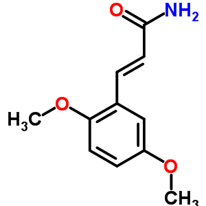 3-(2,5-Dimethoxyphenyl)-trans-2-propenamide Structure,849061-96-7Structure