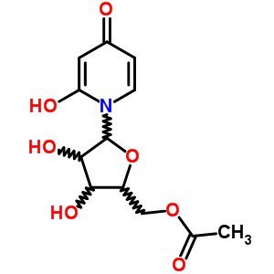 2(1H)-pyridinone, 1-(5-o-acetyl-.beta.-d-ribofuranosyl)-4-hydroxy- Structure,84909-81-9Structure