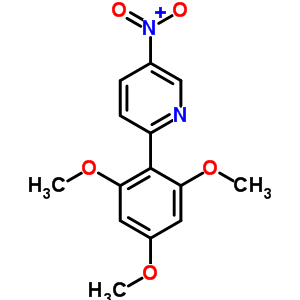 5-Nitro-2-(2,4,6-trimethoxy-phenyl)-pyridine Structure,849116-18-3Structure