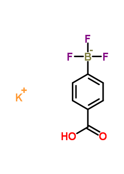 (4-羧基苯基)三氟硼酸钾结构式_850623-38-0结构式