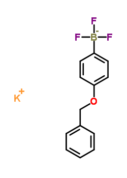 (4-苄氧基苯基)三氟硼酸钾结构式_850623-47-1结构式