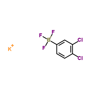 (3,4-二氯苯基)三氟硼酸钾结构式_850623-68-6结构式