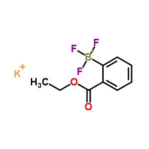 (2-乙氧基羰基苯基)三氟硼酸钾结构式_850623-73-3结构式