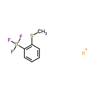 (2-甲基硫代苯基)三氟硼酸钾结构式_850623-77-7结构式