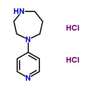 1-(4-吡啶)-高哌嗪双盐酸盐结构式_851292-41-6结构式