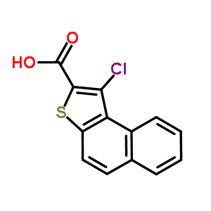 1-氯萘并[2,1-b]噻吩-2-羧酸结构式_85589-69-1结构式
