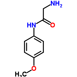 2-氨基-N-(4-甲氧基苯基)乙酰胺盐酸盐结构式_85622-19-1结构式
