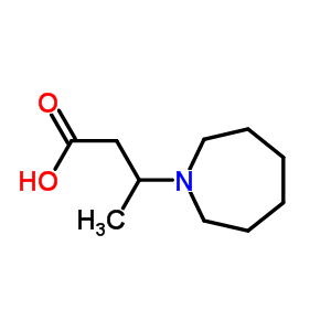3-(1-Azepanyl)butanoic acid Structure,856627-47-9Structure