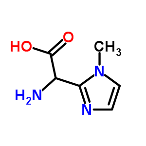 氨基-(1-甲基-1H-咪唑-2-基)-乙酸结构式_85692-43-9结构式