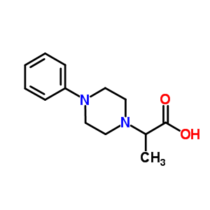 2-(4-苯基哌嗪-1-基)丙酸结构式_856929-62-9结构式