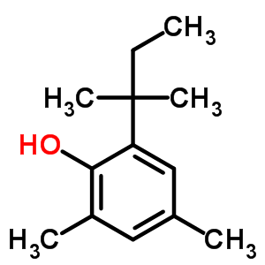 2-(1,1-二甲基丙基)-4,6-二甲基-苯酚结构式_85710-00-5结构式