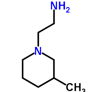 2-(3-甲基哌啶-1-基)乙胺结构式_85723-75-7结构式