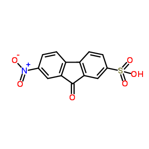 7-Nitro-9h-fluorene-2-sulfonic acid Structure,857939-47-0Structure