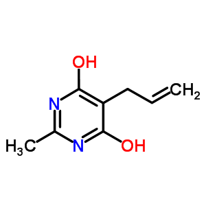5-烯丙基-6-羟基-2-甲基嘧啶-4(3h)-酮结构式_85826-32-0结构式