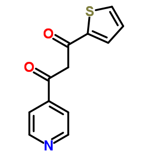 1-(4-吡啶)-3-(2-噻吩)-1,3-丙二酮结构式_85903-25-9结构式