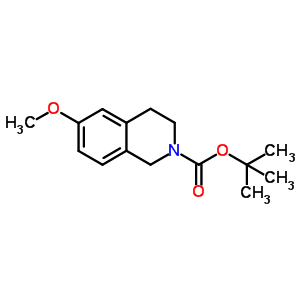 Tert-butyl 6-methoxy-3,4-dihydroisoquinoline-2(1H)-carboxylate Structure,860436-57-3Structure