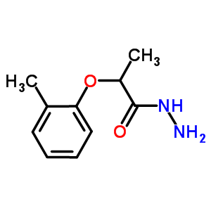 2-(2-甲基苯氧基)丙肼结构式_86098-42-2结构式