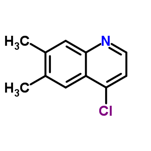 4-Chloro-6,7-dimethylquinoline Structure,861038-79-1Structure