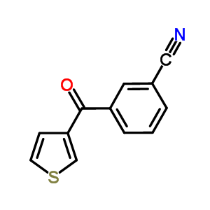 3-(3-Cyanobenzoyl)thiophene Structure,861224-01-3Structure