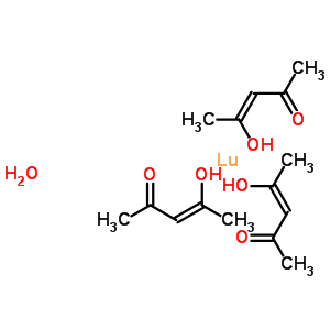 乙酰丙酮镥水合物结构式_86322-74-9结构式