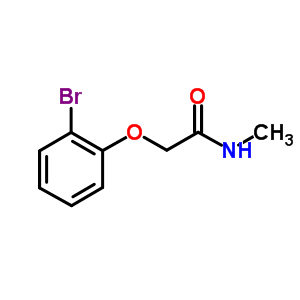 2-(2-溴苯氧基)-n-甲基乙酰胺结构式_863411-69-2结构式