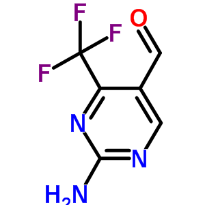 2-氨基-4-(三氟甲基)嘧啶-5-甲醛结构式_863774-22-5结构式