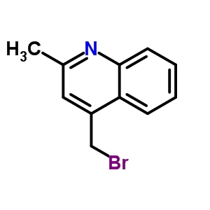 4-溴甲基-2-甲基喹啉结构式_864779-06-6结构式