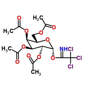 Alpha-d-galactopyranose, 2,3,4,6-tetraacetate 1-(2,2,2-trichloroethanimidate) Structure,86520-63-0Structure