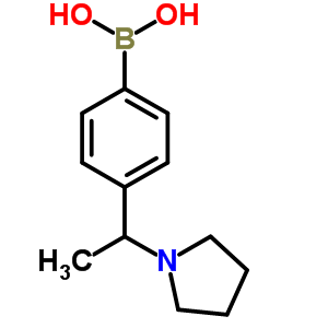 4-(1-吡咯烷乙基)苯硼酸结构式_868395-81-7结构式