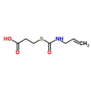 3-(2-丙烯氨基甲酰磺酰基)丙酸结构式_869-97-6结构式