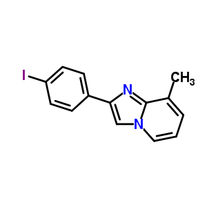 2-(4-碘-苯基)-8-甲基咪唑并[1,2-a]吡啶结构式_869568-11-6结构式
