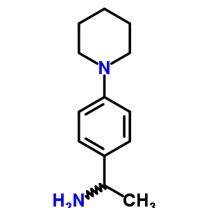 1-(4-哌啶-1-苯基)-乙胺结构式_869943-44-2结构式