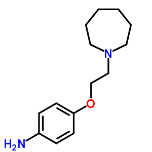 4-(2-氮杂环庚烷-1-乙氧基)-苯胺结构式_869948-07-2结构式