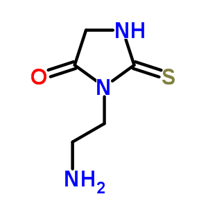 3-(2-氨基乙基)-2-硫代乙内酰脲结构式_87-54-7结构式