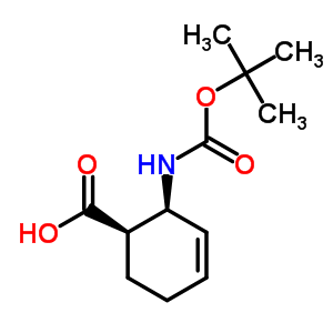 (1R,2s)-boc-2-aminocyclohex-3-ene-carboxylic acid Structure,870288-16-7Structure
