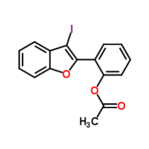 2-(3-碘-苯并呋喃-2-基)-乙酸苯酯结构式_870456-37-4结构式