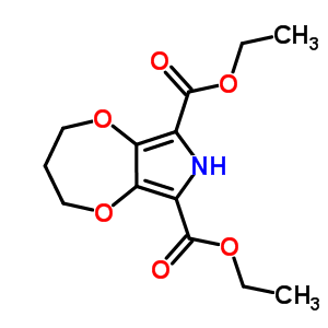 Diethyl 3,4-propylenedioxypyrrole-2,5-dicarboxylate Structure,870704-20-4Structure