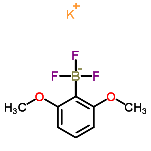 2,6-二甲氧基苯基三氟硼酸钾结构式_871231-42-4结构式
