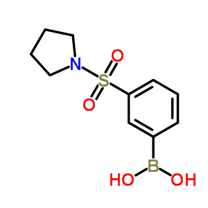 3-(吡咯烷-1-基磺酰基)苯硼酸结构式_871329-61-2结构式