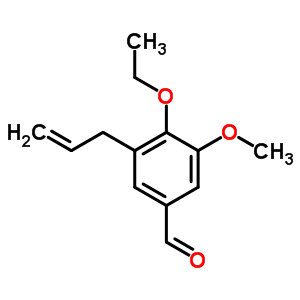 3-烯丙基-4-乙氧基-5-甲氧基-苯甲醛结构式_872183-27-2结构式