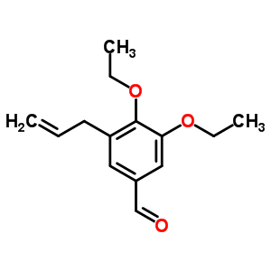 3-烯丙基-4,5-二乙氧基-苯甲醛结构式_872183-41-0结构式