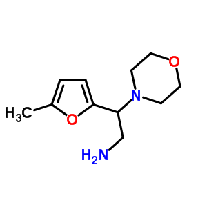 2-(5-甲基-2-呋喃基)-2-吗啉-4-基乙胺结构式_875160-04-6结构式