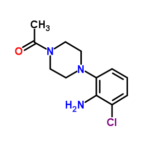 1-[4-(2-氨基-3-氯苯基)-1-哌嗪]乙酮结构式_875576-30-0结构式