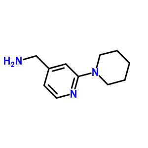1-(2-哌啶-1-基吡啶-4-基)甲胺结构式_876316-37-9结构式