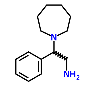 2-氮杂环庚烷-1-基-2-苯基-乙胺结构式_876710-61-1结构式