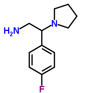 2-(4-Fluorophenyl)-2-pyrrolidin-1-ylethanamine Structure,876710-64-4Structure