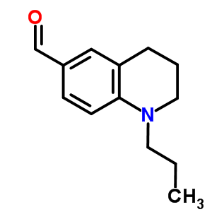 1-丙基-1,2,3,4-四氢-喹啉-6-甲醛结构式_876710-88-2结构式