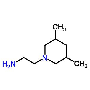 2-(3,5-Dimethylpiperidin-1-yl)ethanamine Structure,876716-58-4Structure