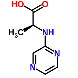 吡嗪-l-丙氨酸结构式_87831-85-4结构式
